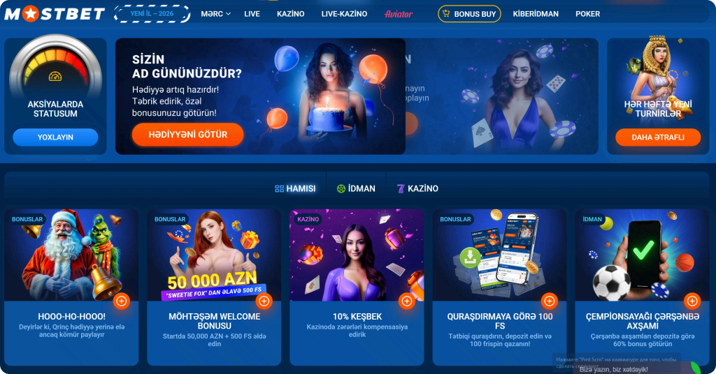 mostbet az